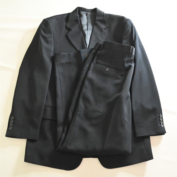 NEW Royal Diamond 40R 34x32 Navy Blue Mens Jacket Pants‎ Suit